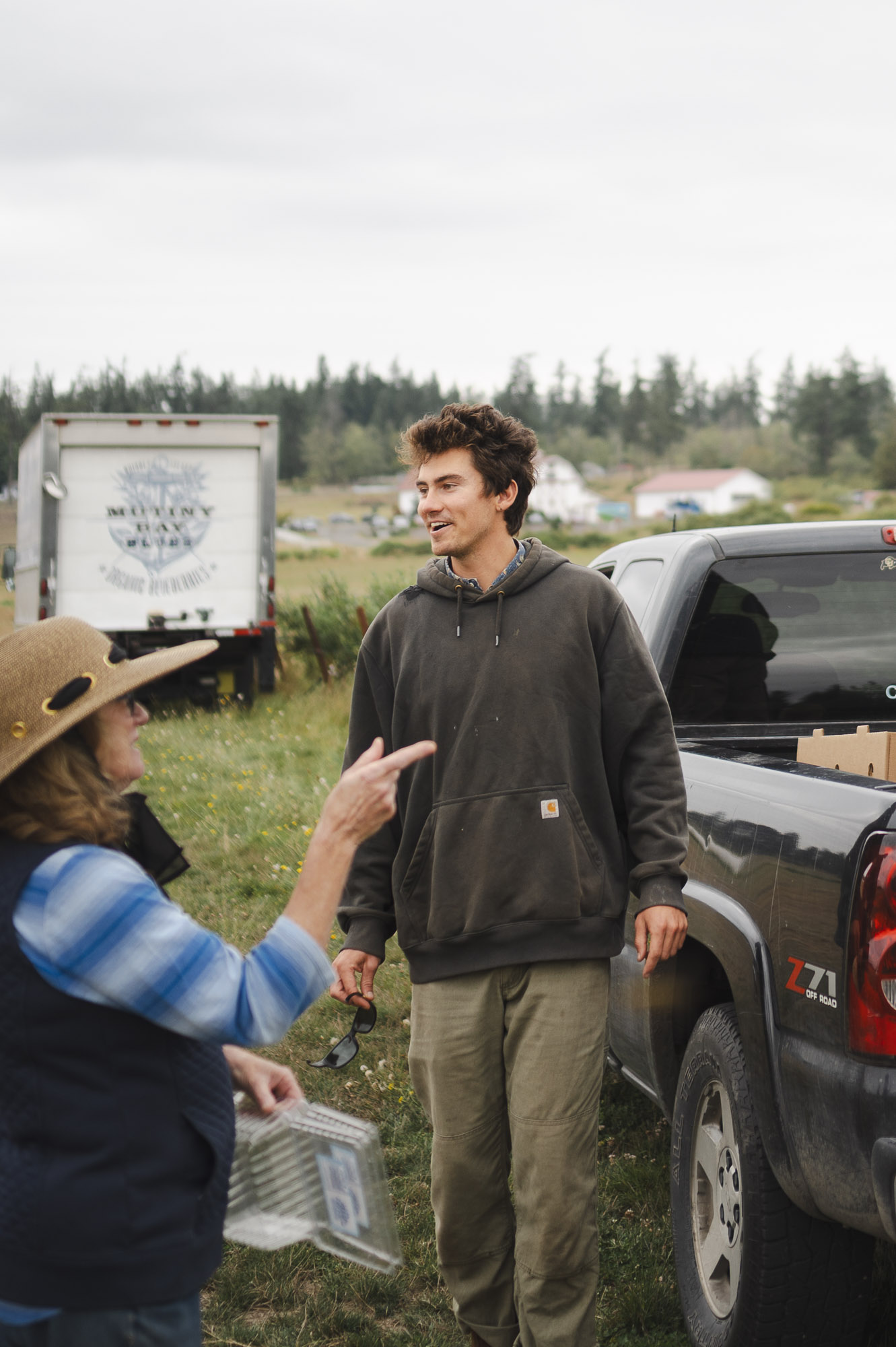 Mutiny Bay Blues farm tour